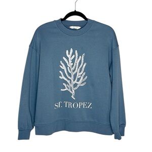 Primark St Tropez Blue sweatshirt size Small